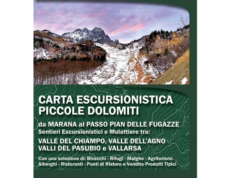 CARTA ESCURSIONISTICA PICCOLE DOLOMITI